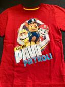 TEE shirt pat patrouille  8 ans