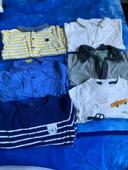 Lot t-shirt manches longue 6 mois