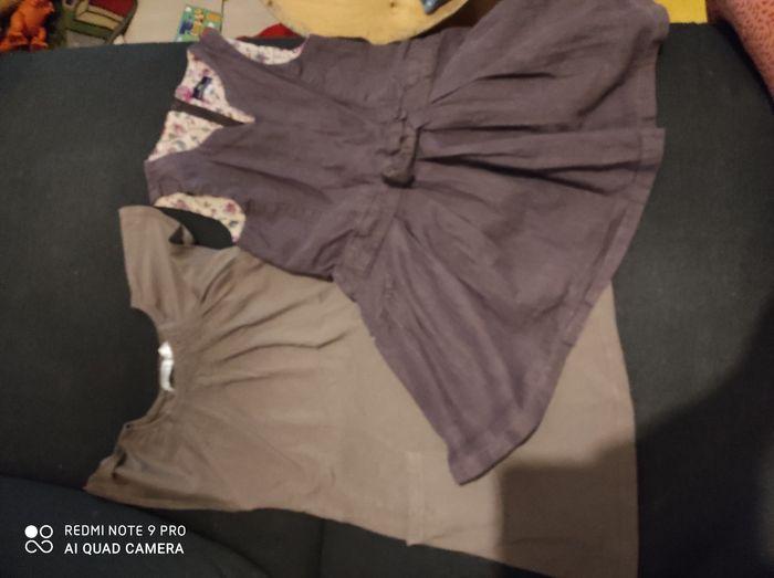 Lot de 2 robe  fille en 6 ans - photo numéro 1