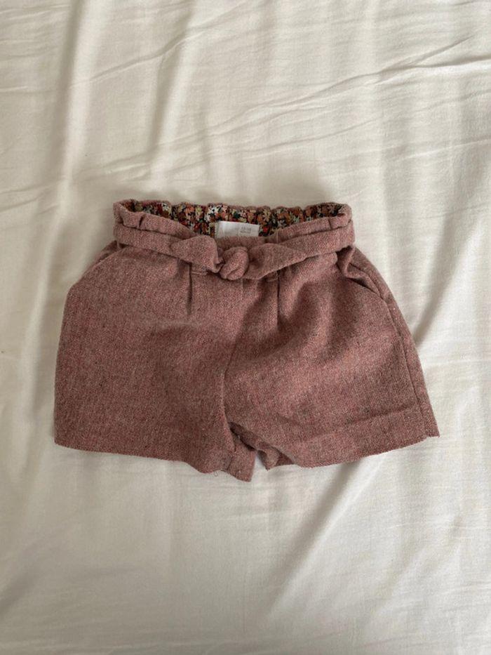 Short velours zara