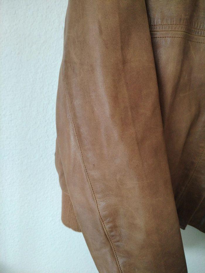 Veste en cuir marron - photo numéro 10