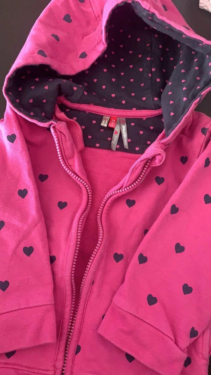 Veste orchestra rose Coeur noir🛑12 m’ois - photo numéro 2