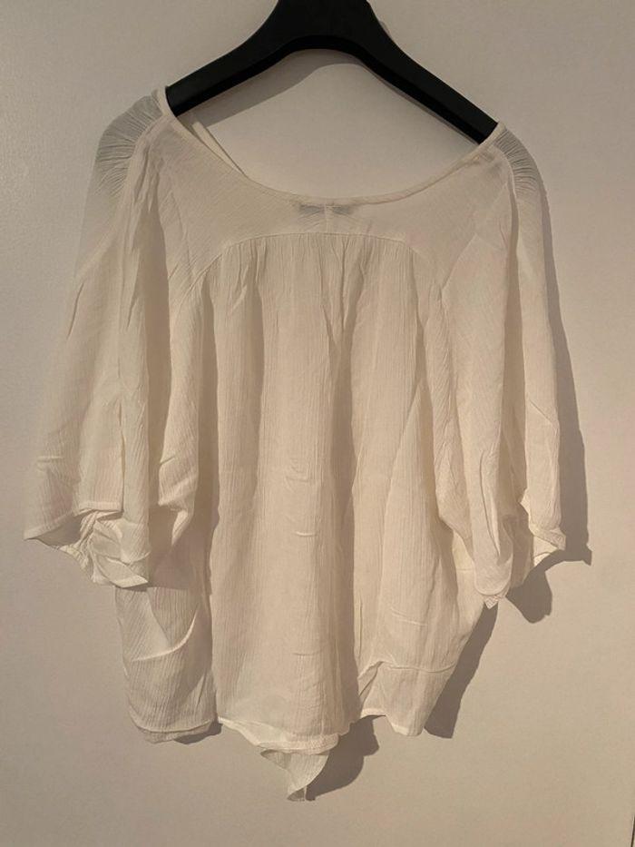 Blouse légère blanche Stradivarius - photo numéro 7