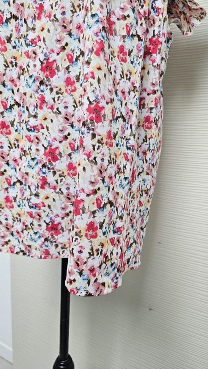 Blouse fleurs shein curve - photo numéro 4