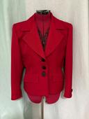 Veste blazer vintage 80's Yves Saint Laurent rouge