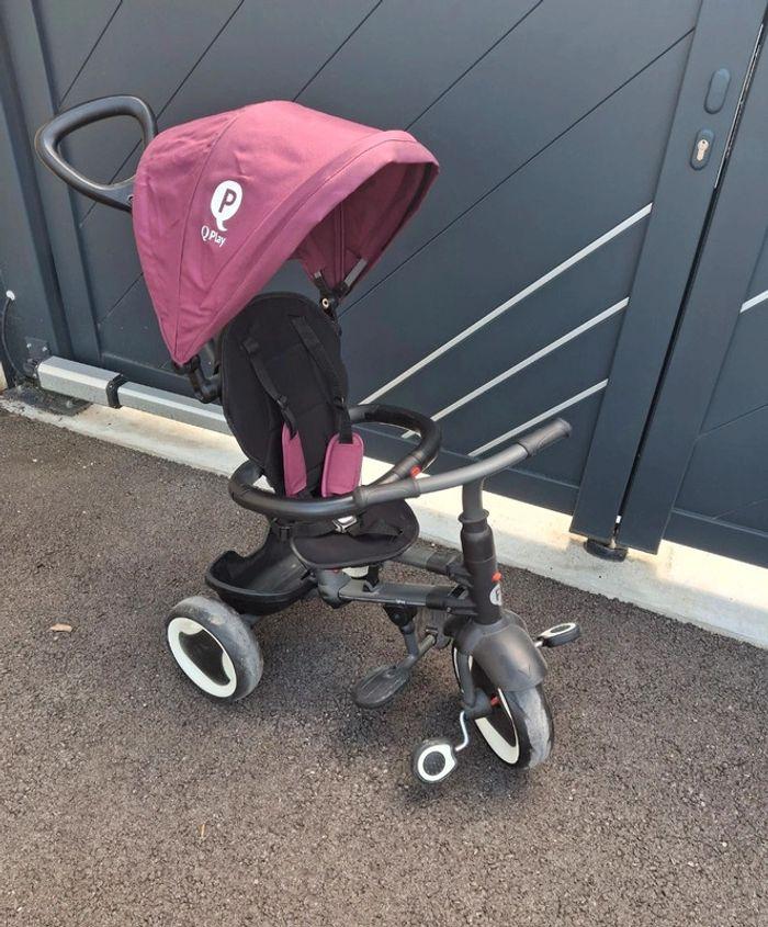 Vélo/tricycle évolutif bébé Qplay violet - photo numéro 2