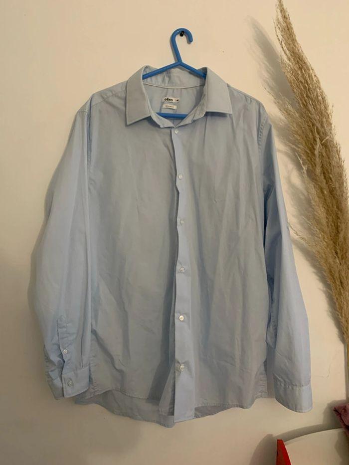 Chemise homme bleu - photo numéro 1