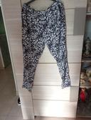 Pantalon à motif léopard