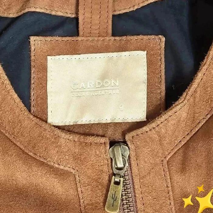 Blouson Cardon haute qualité marron 100% cuir - photo numéro 7