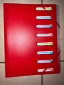 Trieur rouge 8 pages Exacompta