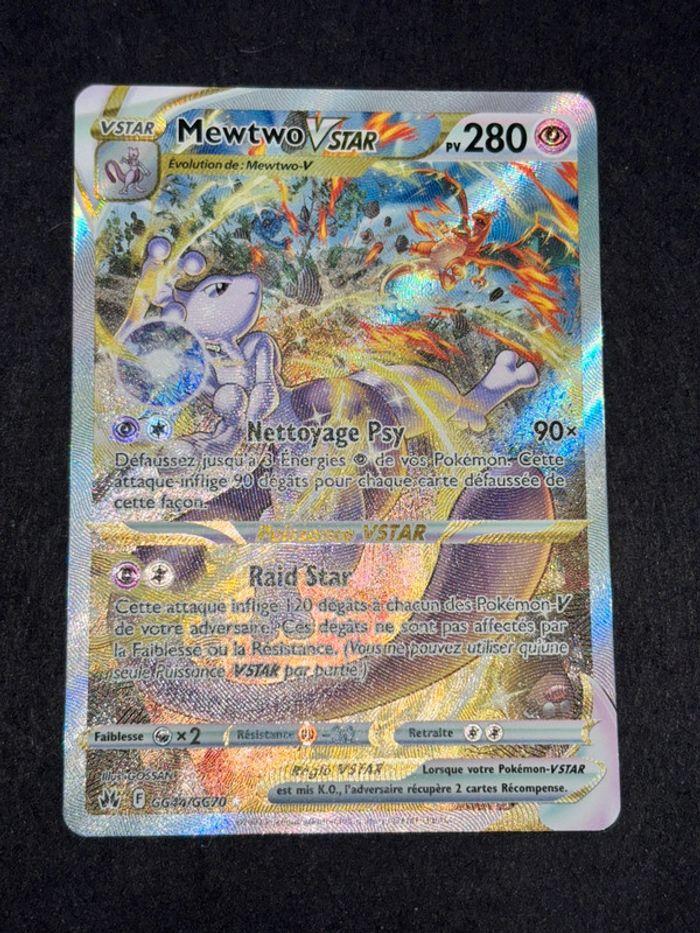 Carte Pokémon mewtwo Vstar alternative GG44/GG70 12.5 zénith suprême de - photo numéro 2