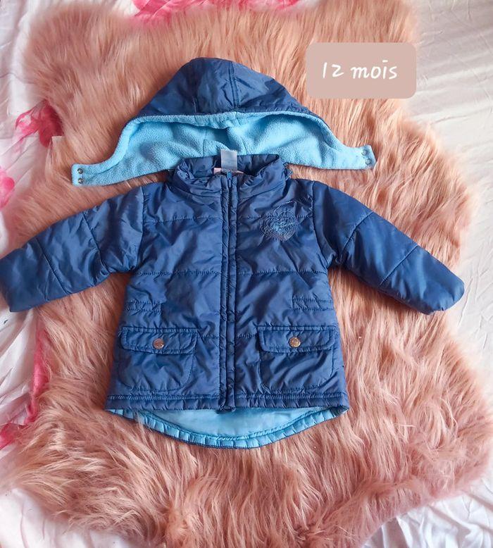 Blouson Bleu Baby snow Taille 12 mois Très bon état 💜 - photo numéro 1