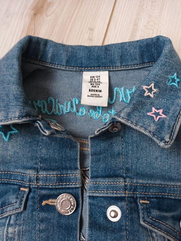 Veste en jeans H&M 3-4 ans - photo numéro 4