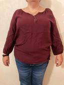 Blouse bordeaux