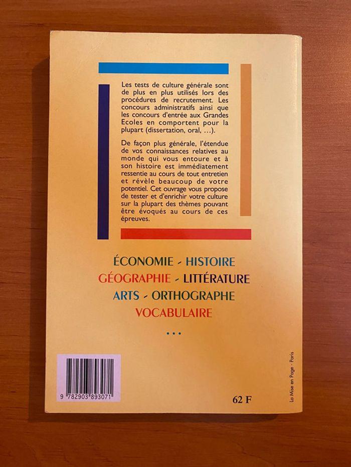 La pratique des tests de culture générale - photo numéro 2