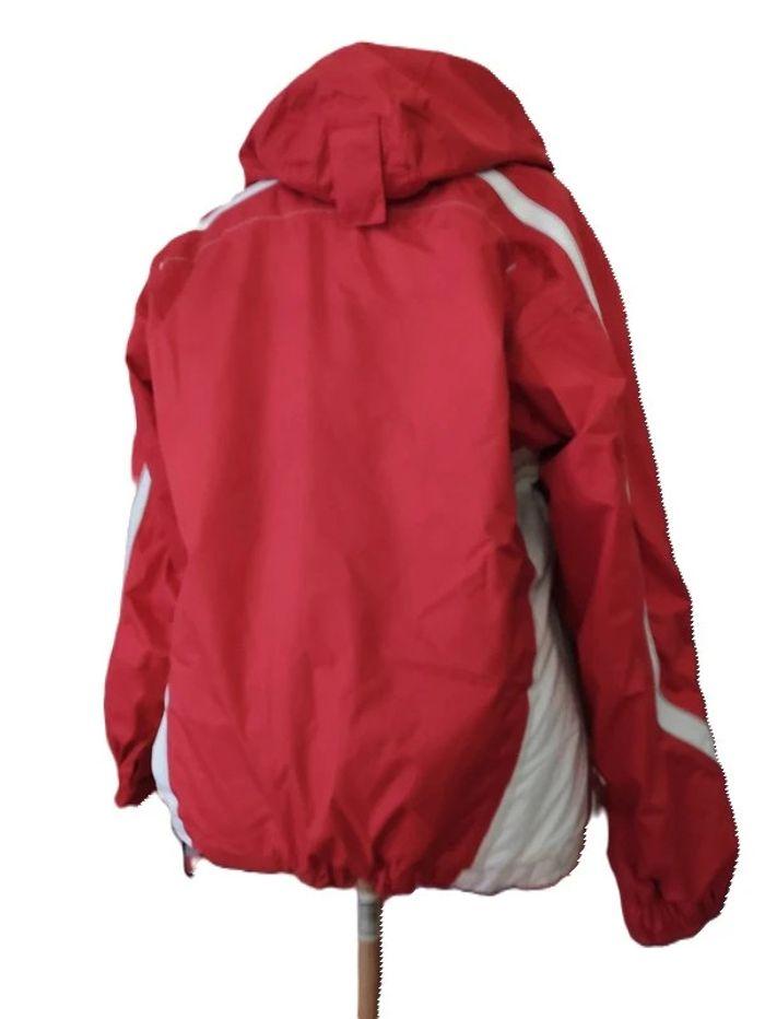 Veste de Ski Quechua avec balise Recco intégrée mixte taille Europe 42 Rouge Blanc - photo numéro 4