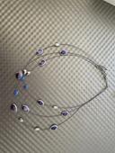 Collier violet /bleu