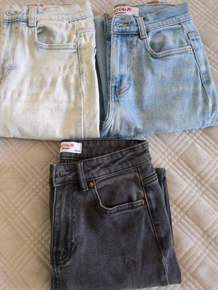 Lot 2 jeans Jennyfer achetés,1 offert taille 32,34 - photo numéro 1