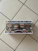 Funko pop stranger things eleven with eggos/Mike/Dustin/Lucas pixel 4 pack boîte scellé