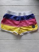 Short court multicolore