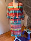 Robe Christine Laure multicolore