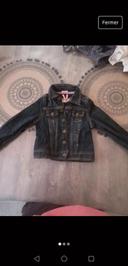 Veste en jean fille