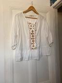 Blouse blanche style bohème