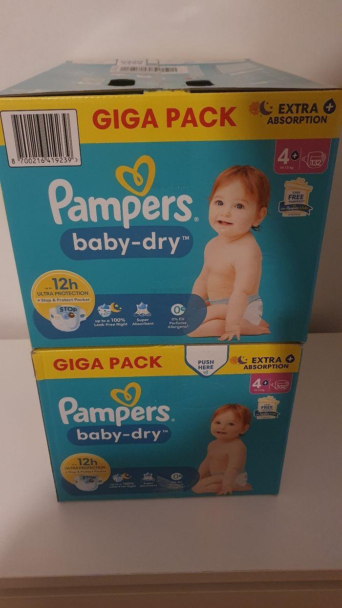 Lot de couches pampers taille 4+ - photo numéro 3