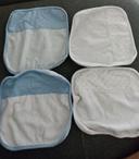 Serviettes éponge lingettes pour bébé 100% coton. Premaman