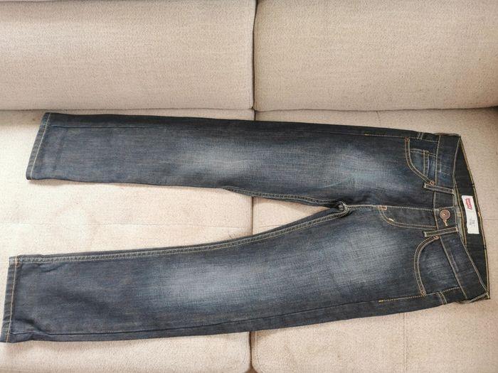 Jeans Levi's bleu brut 511 Slim taille 12 ans - photo numéro 1