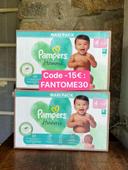 2 Cartons Pampers Harmonie Taille 4 : 148 Couches