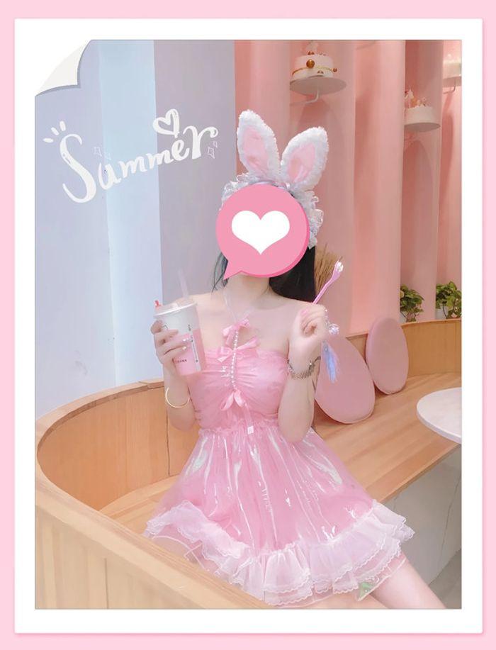 Dress Robe Pink Barbie Princess Cute Kawaii Lolita - photo numéro 8