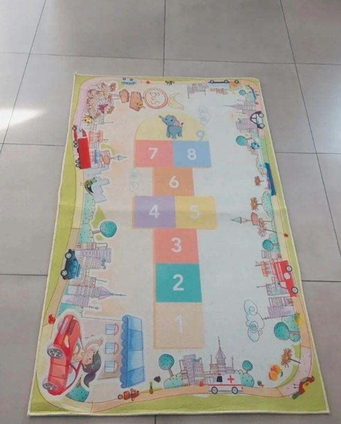 Tapis de jeux enfants Marelle 80x150