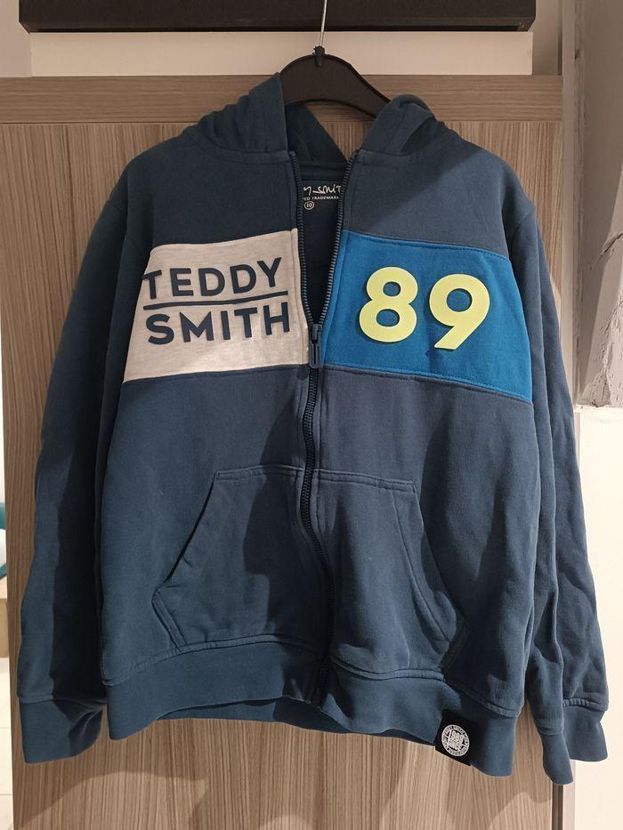 Veste sweat à capuche Teddy Smith T 10ans - photo numéro 1