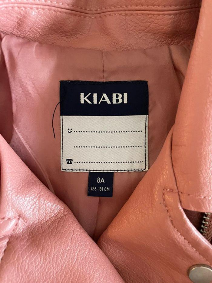 Blouson aviateur simili cuir Kiabi 8 ans fille - photo numéro 2