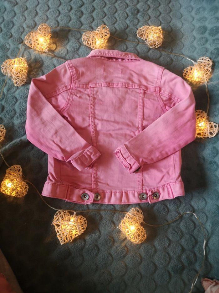 Veste en jean rose 2 ans - photo numéro 3