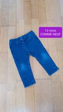 Pantalon jean slim Bout'chou (Monoprix)