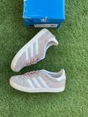 Adidas originals gazelle ice pink futur White gold size 36