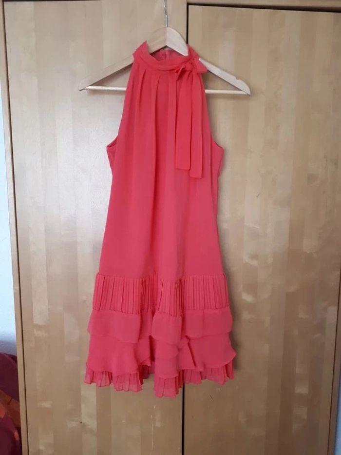 Robe de fête rose corail Etam 40 - photo numéro 1