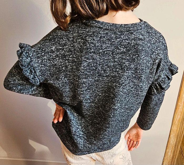 Pull la redoute 6 ans gris fille - photo numéro 2