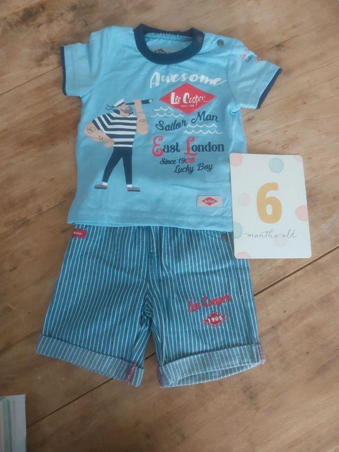 Ensemble short Lee Cooper 6mois - photo numéro 1