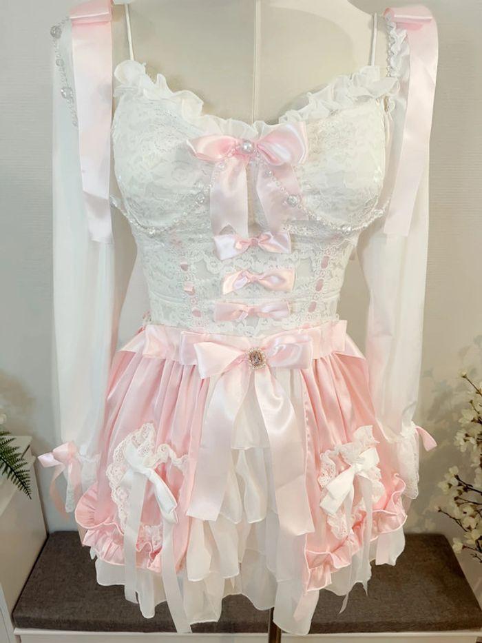 Robe style Princesse Lolita Cosplay Barbie Kawaii - photo numéro 6