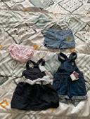 Lot vêtements été bébé fille 6 mois