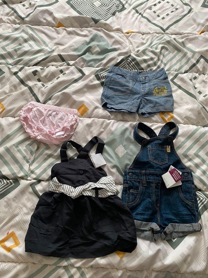 Lot vêtements été bébé fille 6 mois - photo numéro 1