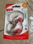 Sucettes Nuk classic