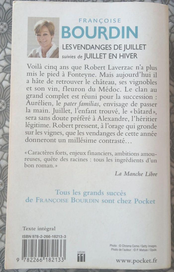 Livre Les vendanges de juillet - photo numéro 2