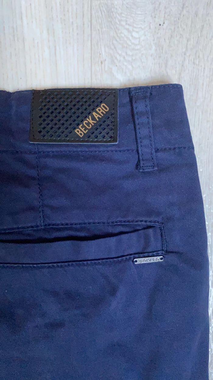 Pantalon chino bleu - photo numéro 5