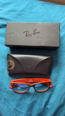 Lunette de soleil Ray ban Wayfarer orange et bleu