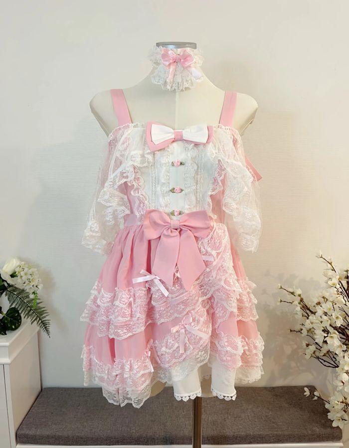 Robe pink Lolita Princess Cosplay Barbie - photo numéro 3