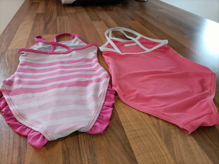 Lot 2 maillot de bain 2 ans hello Kitty et Nabaiji rose - photo numéro 3